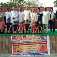 5th Intl. Yoga Day Workshop held in govt. Sr Sec School, Palwal